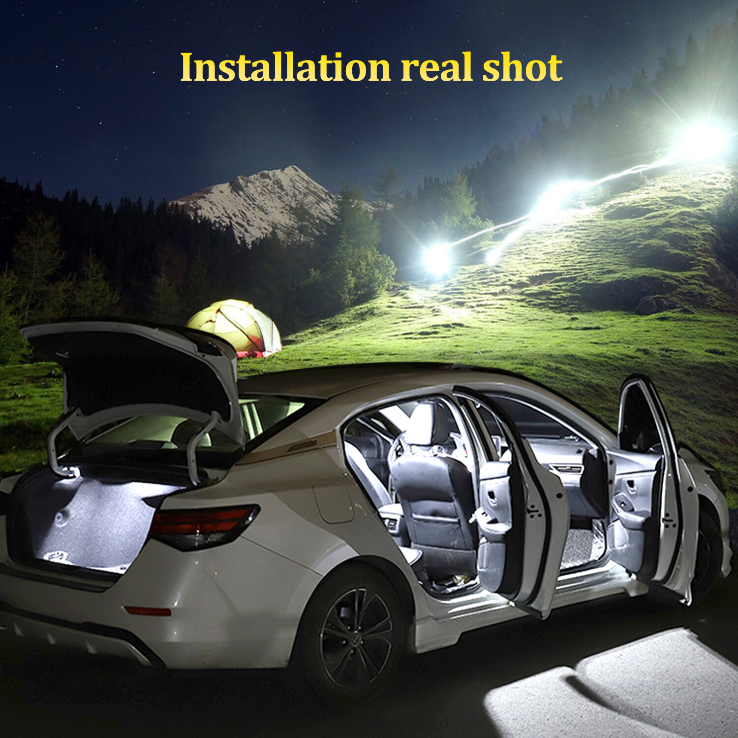 12 x White Interior LED Lights Bulbs Package For 2007 - 2011 Dodge Nitro +TOOL