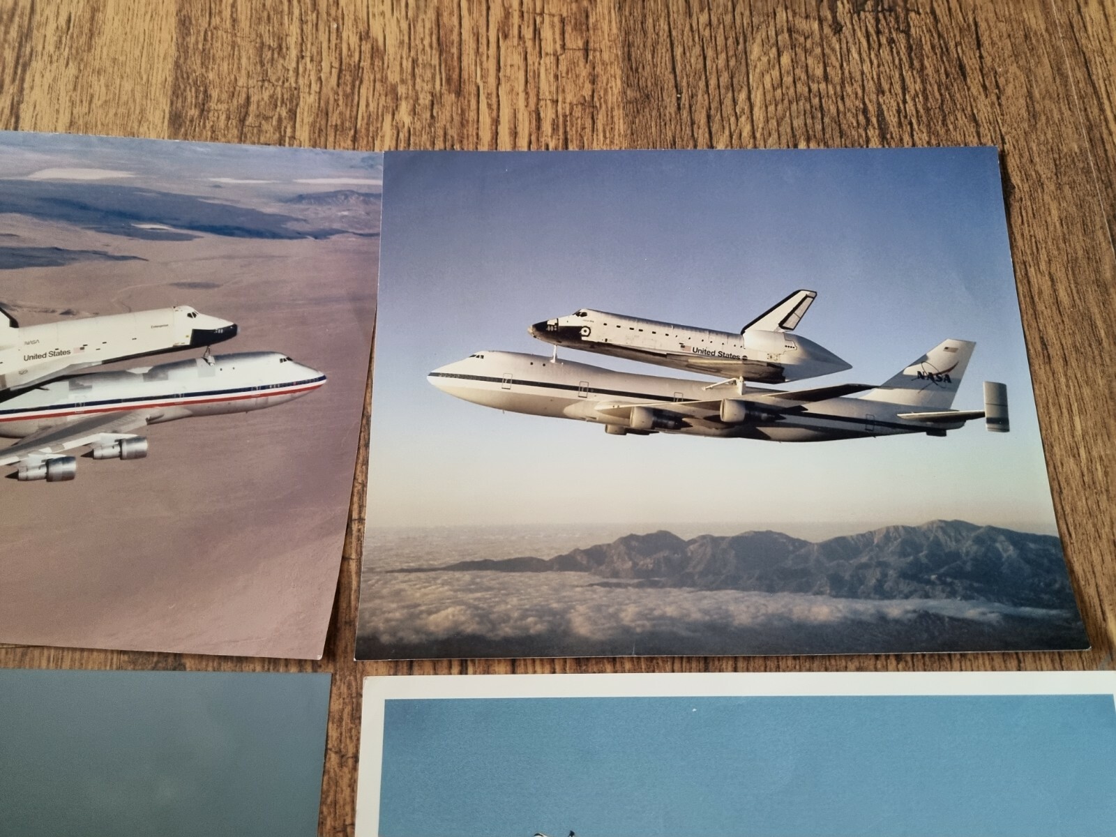 Space Shuttle photographs x 4 NASA