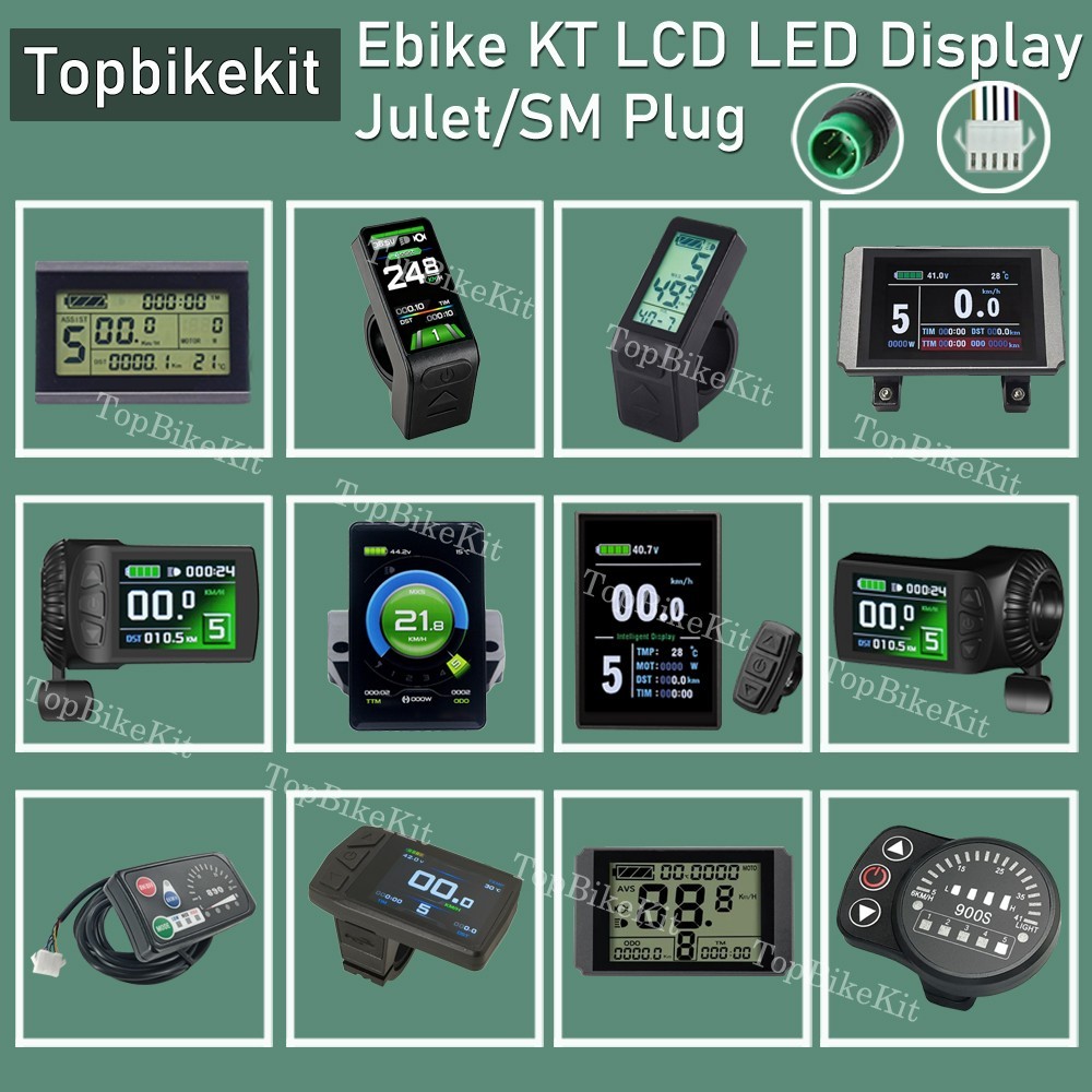 Ebike KT LCD LED Display KT LCD3 LCD4 LCD5 LCD8H LCD8S LCD9 LCD10H LCD11 Display