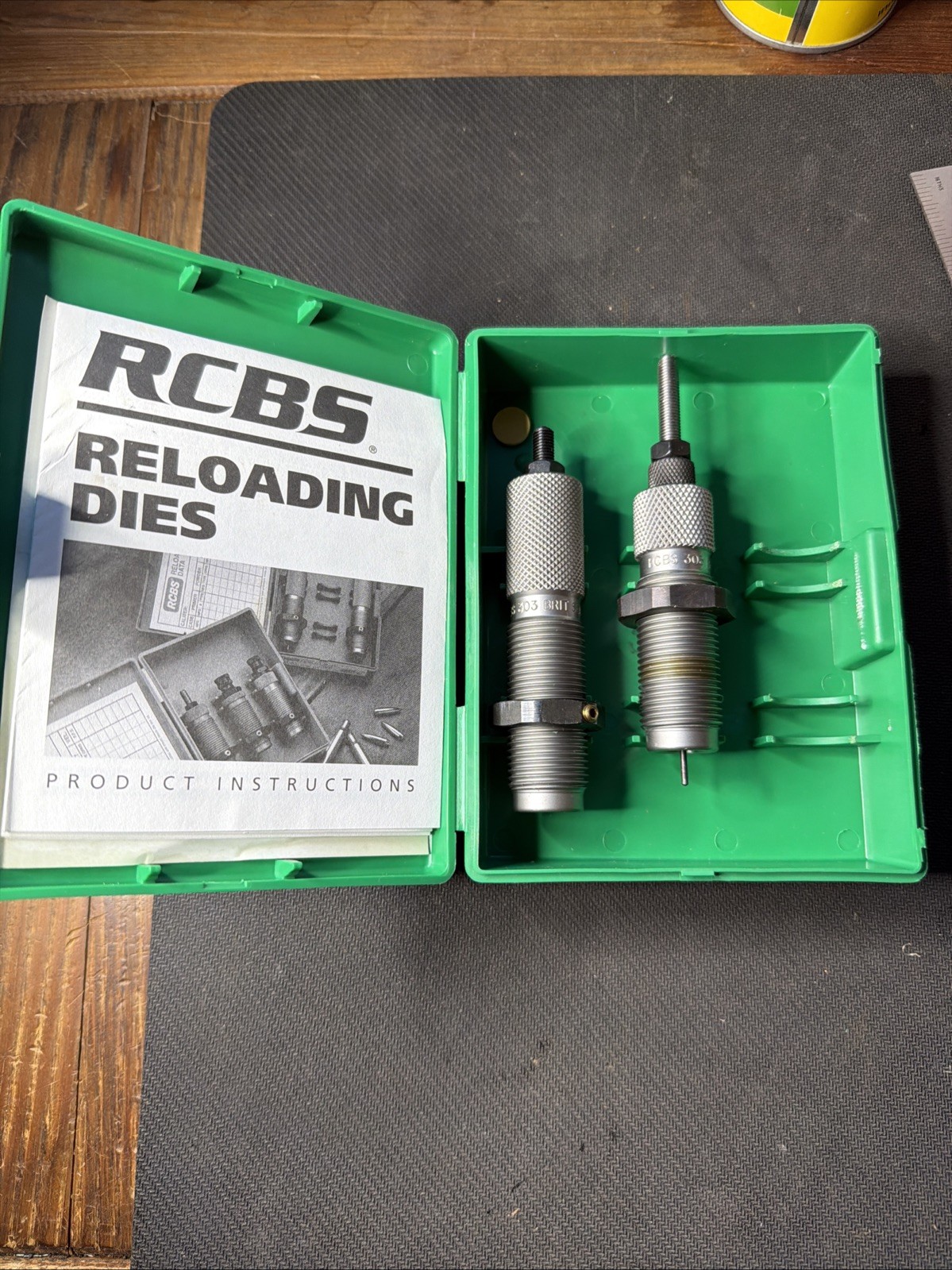 RCBS 303 British Full Length 2 Die Set #15401 Good Condition