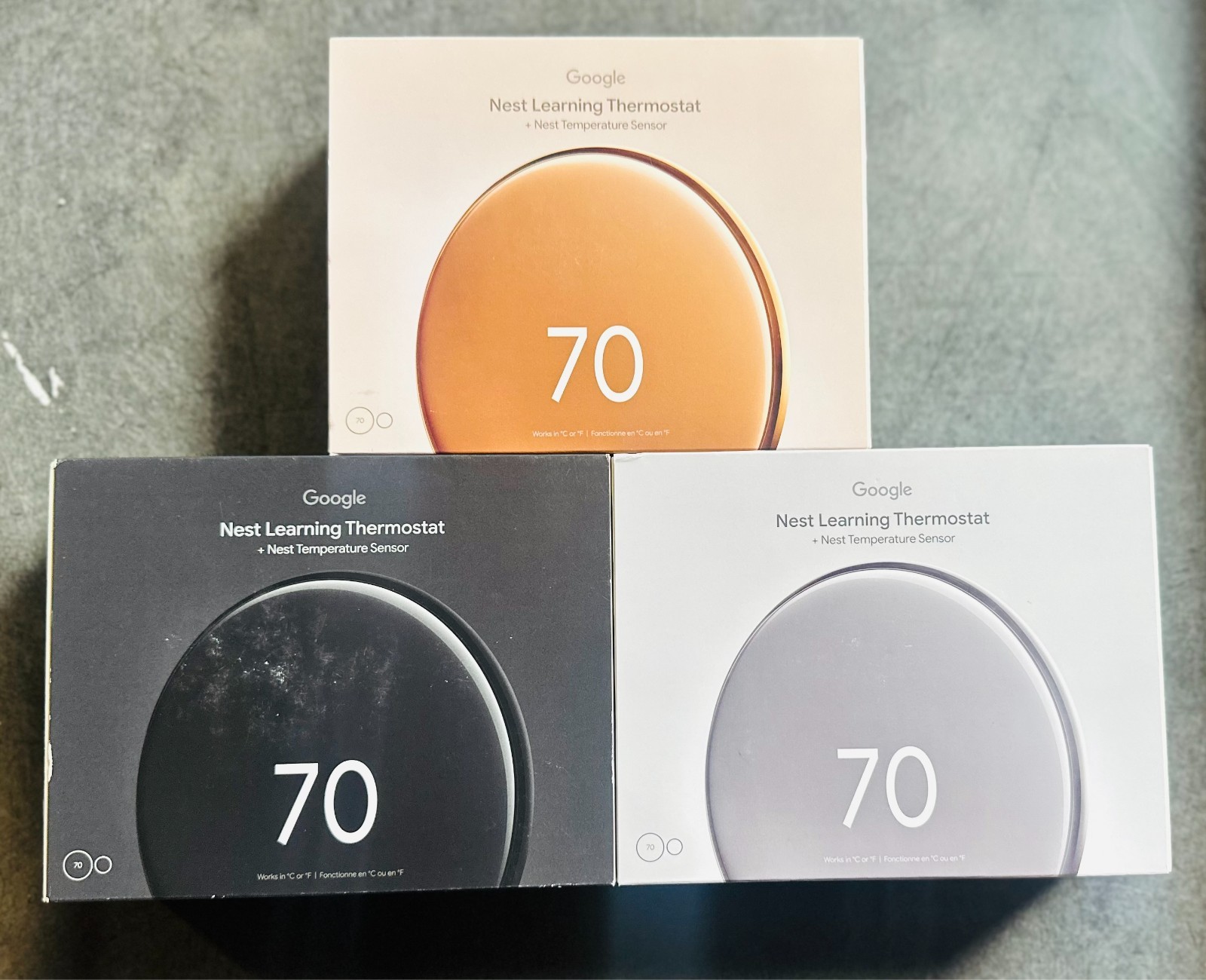 (NEW) SEALED Google Nest Learning Thermostat 4th Gen With Sensor – All Colors