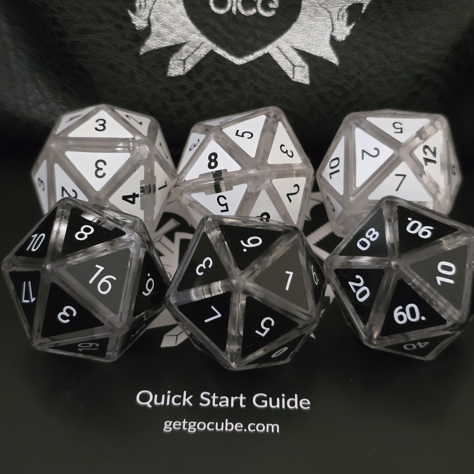GoDice DND Set Smart Connected RPG Polyhedral Dice Shells Case Pack Accessory