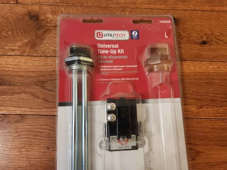 Utilitech Universal Hot Water Heater Tune-Up Kit - Missing One Element