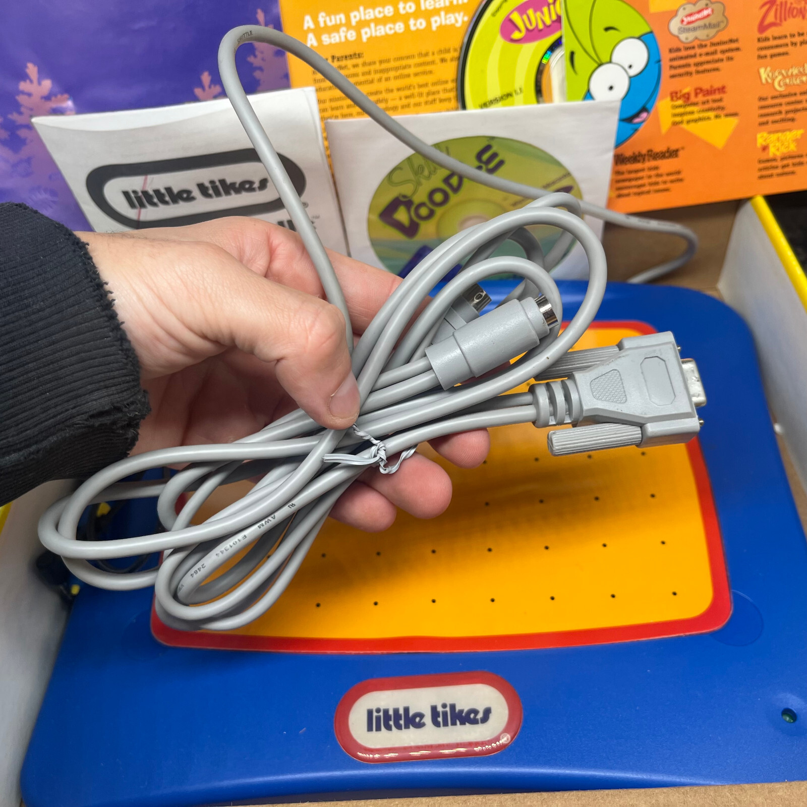 Little Tikes SkidDoodle Computer Drawing Tablet For Kids 1722 Complete WORKS