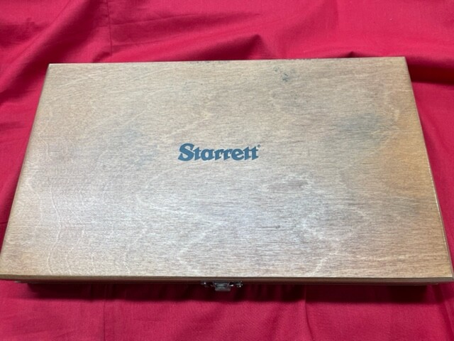 Starrett S244C Precision End Measuring Rod Set 4-5" Range Vintage