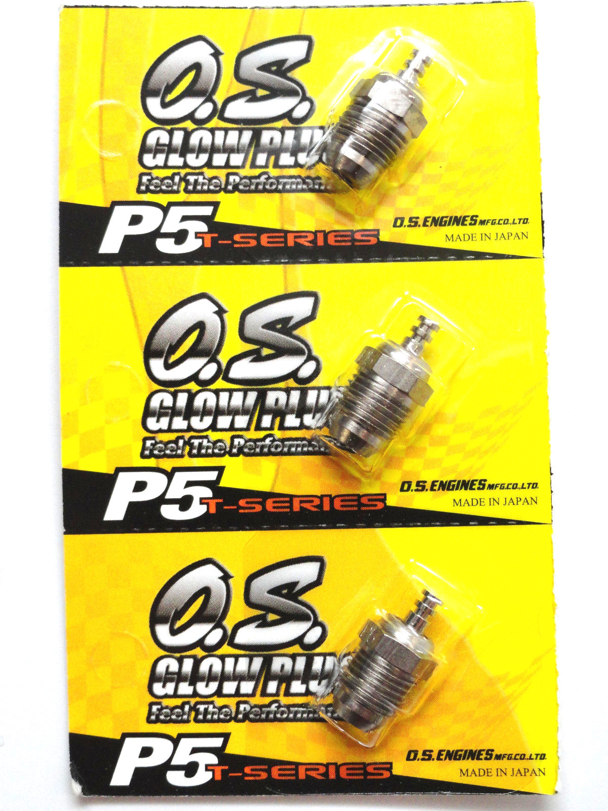 OS P5 Turbo Very Hot Off-Road Nitro Glow Plug - 3 Pack 71641500