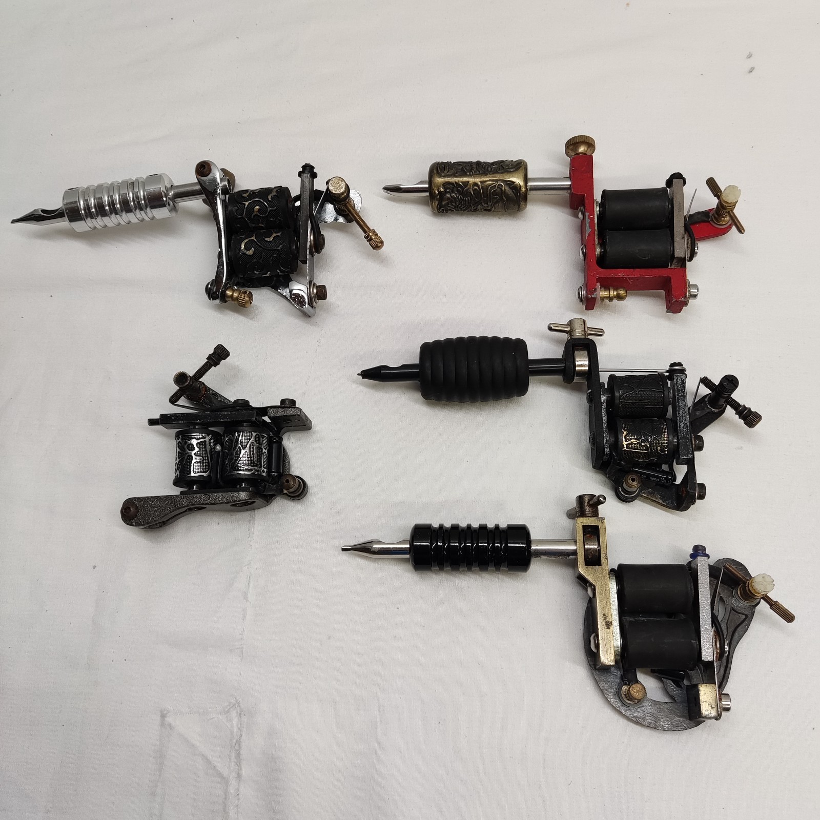 JOB LOT 5 TATTOO COIL MACHINES LINERS SHADERS BODY ART UNTESTED