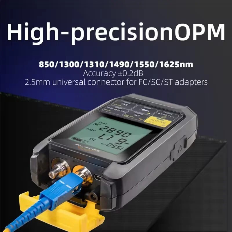 Mini 4 in 1 Triber Multi Optical Power Meter FTTH Pon OPM VFL LED RJ45 Network