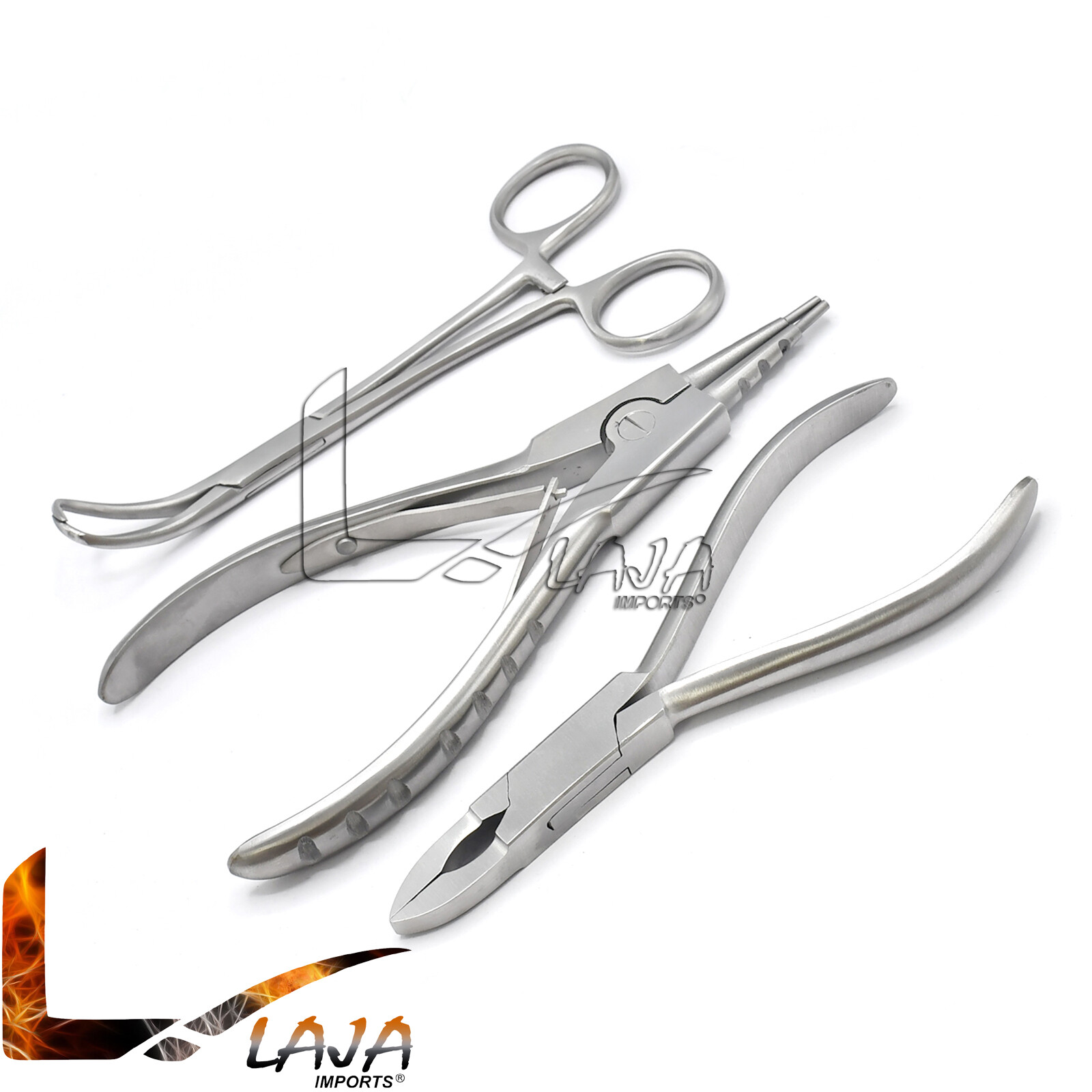 Body Jewelry Adult Professional Piercing Tools Kit Ring Open/Close Pliers Clamp