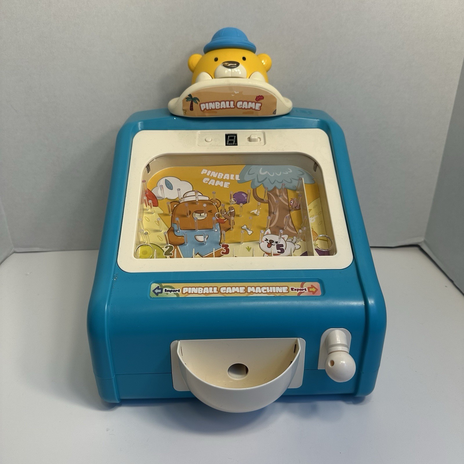 Kids Electronic Pinball Game Machine Tested Working Toy