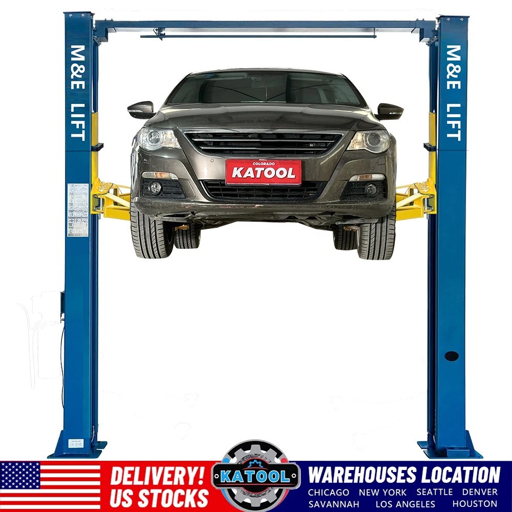 9000LBS Hydraulic Auto Truck Hoist 2 Post Lift 76.8" Max Height for Auto Repair