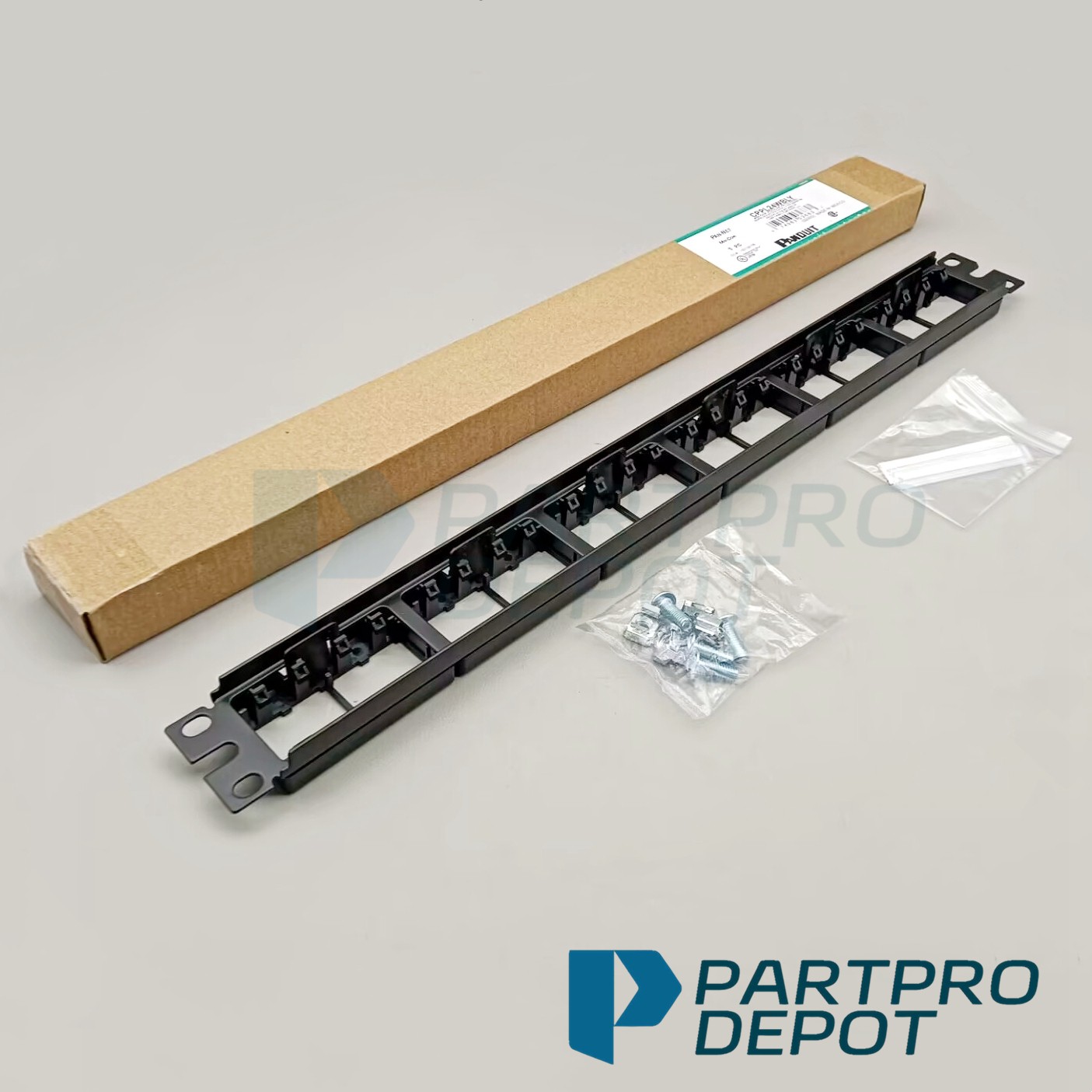New For Panduit CPPL24WBLY MINI-COM MODULAR PATCH PANEL 24 PORT