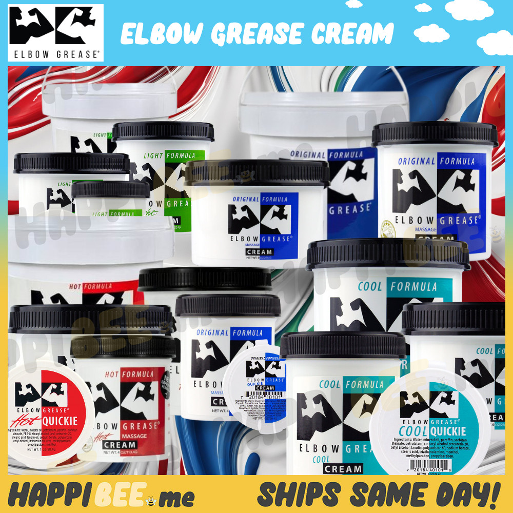 Elbow Grease Cream Lubricant🍯Fisting H2O Natural Glide Premium Water Sex Lube