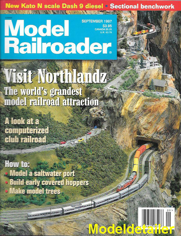 Model Railroader Sept.1997 Northlandz Dsah 9 Diesel Saltwater Port Hopper Trees
