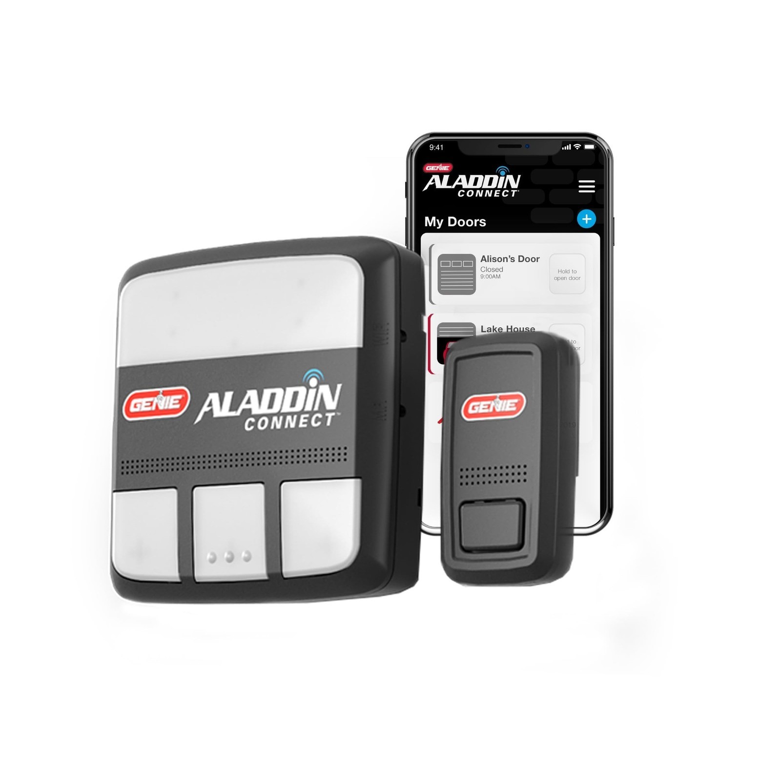 Genie Aladdin Connect Smartphone Garage Door Opener – Monitor, Open & Clos