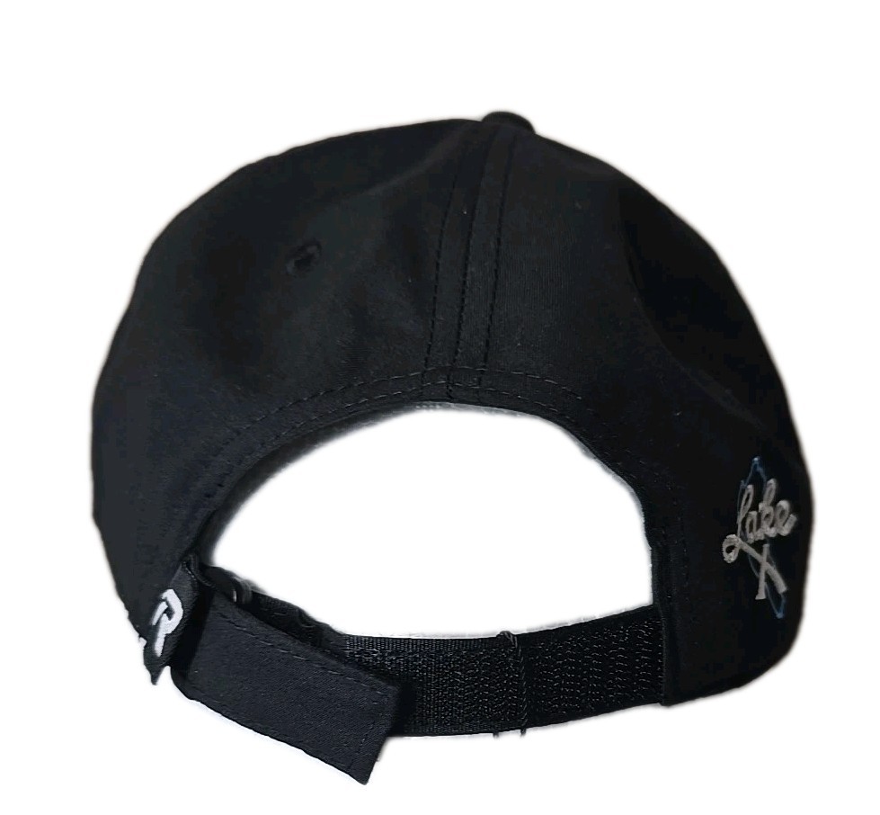 Mercury Racing NWT Black Cord Flatbill Hat Cap Adjustable Dialed In Lake X New