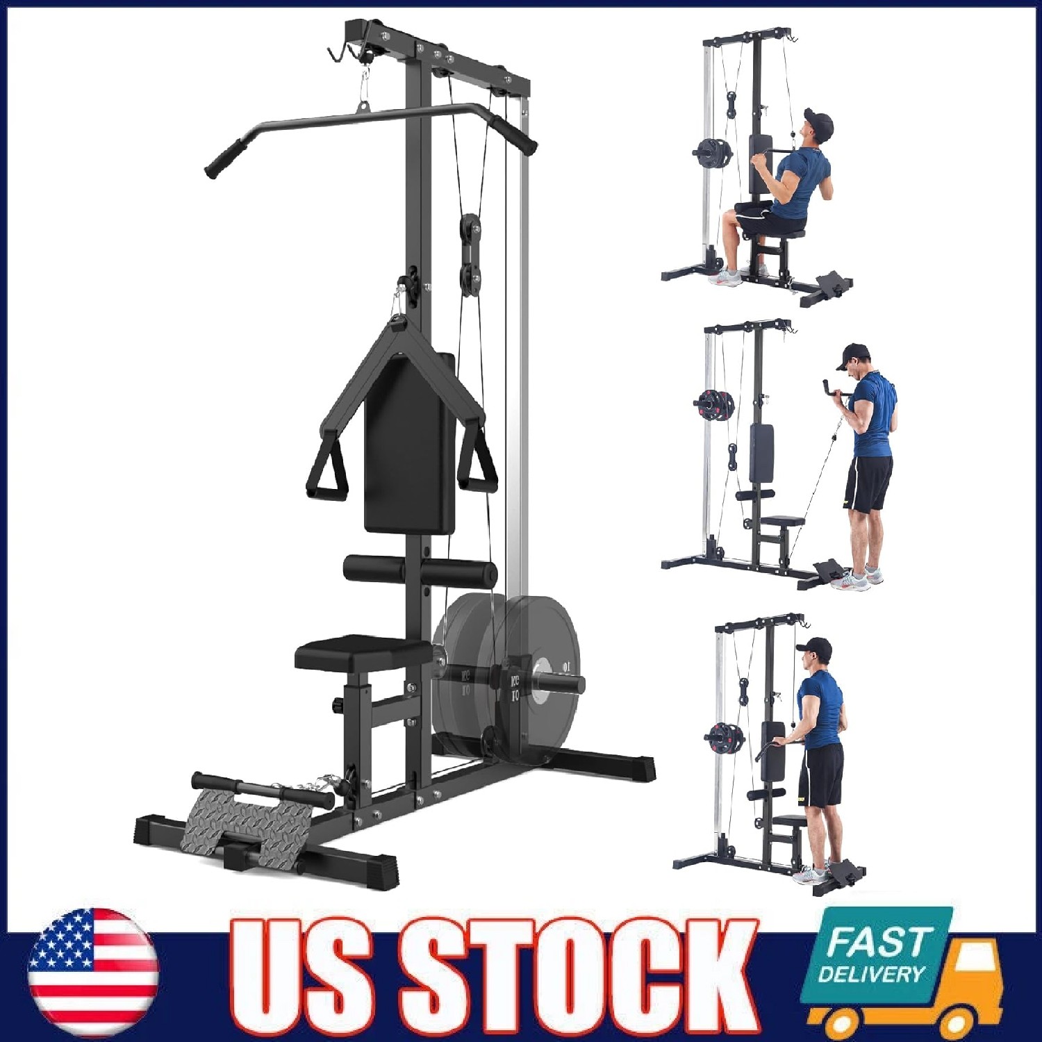 LAT Power Cable Machine, LAT Pull Down Machine with High and Low Pulley Station