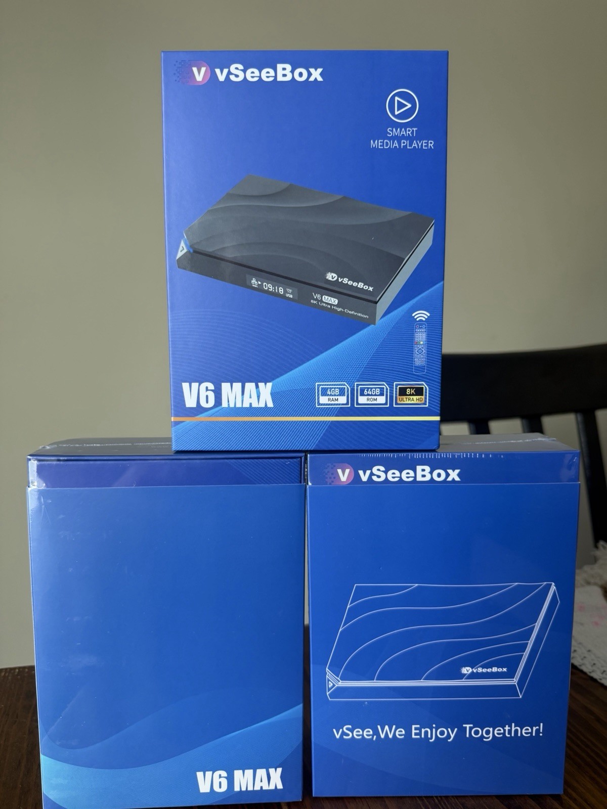 ACCEPTING OFFERS, VSEE V6 Max Android TV Box, Authorized Distributor