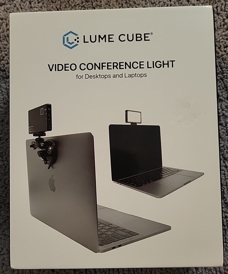 Lume Cube Video Conference Light For Desktop & Laptops Adjustable Temp Lighting