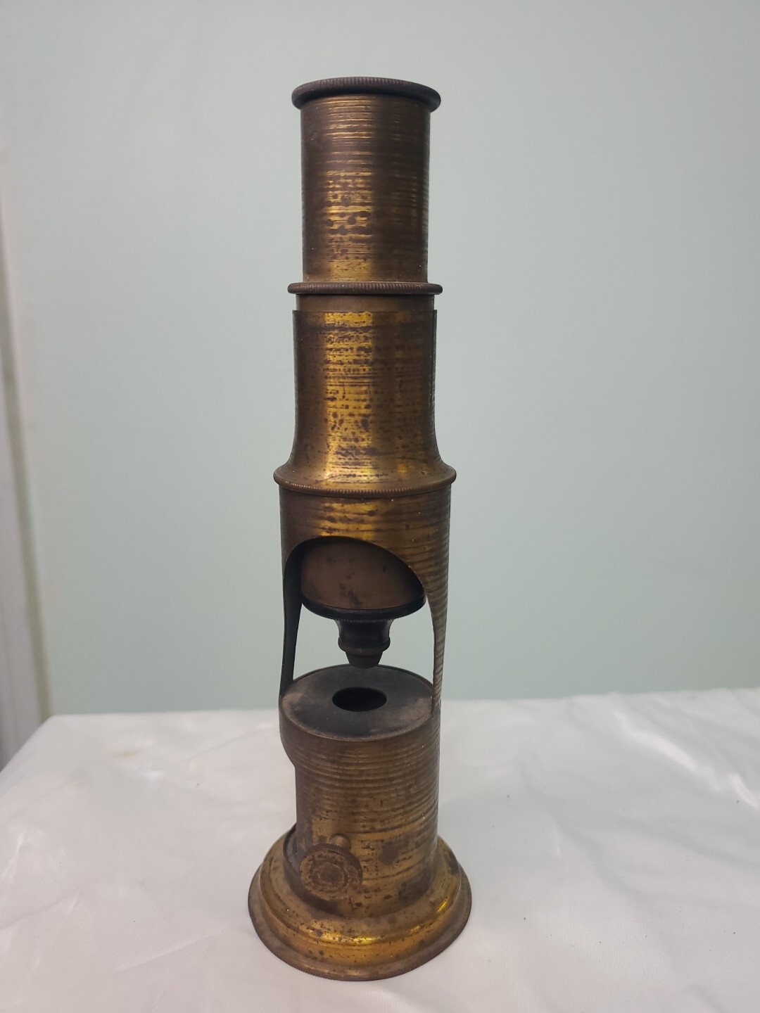 Antique Brass Field Microscope