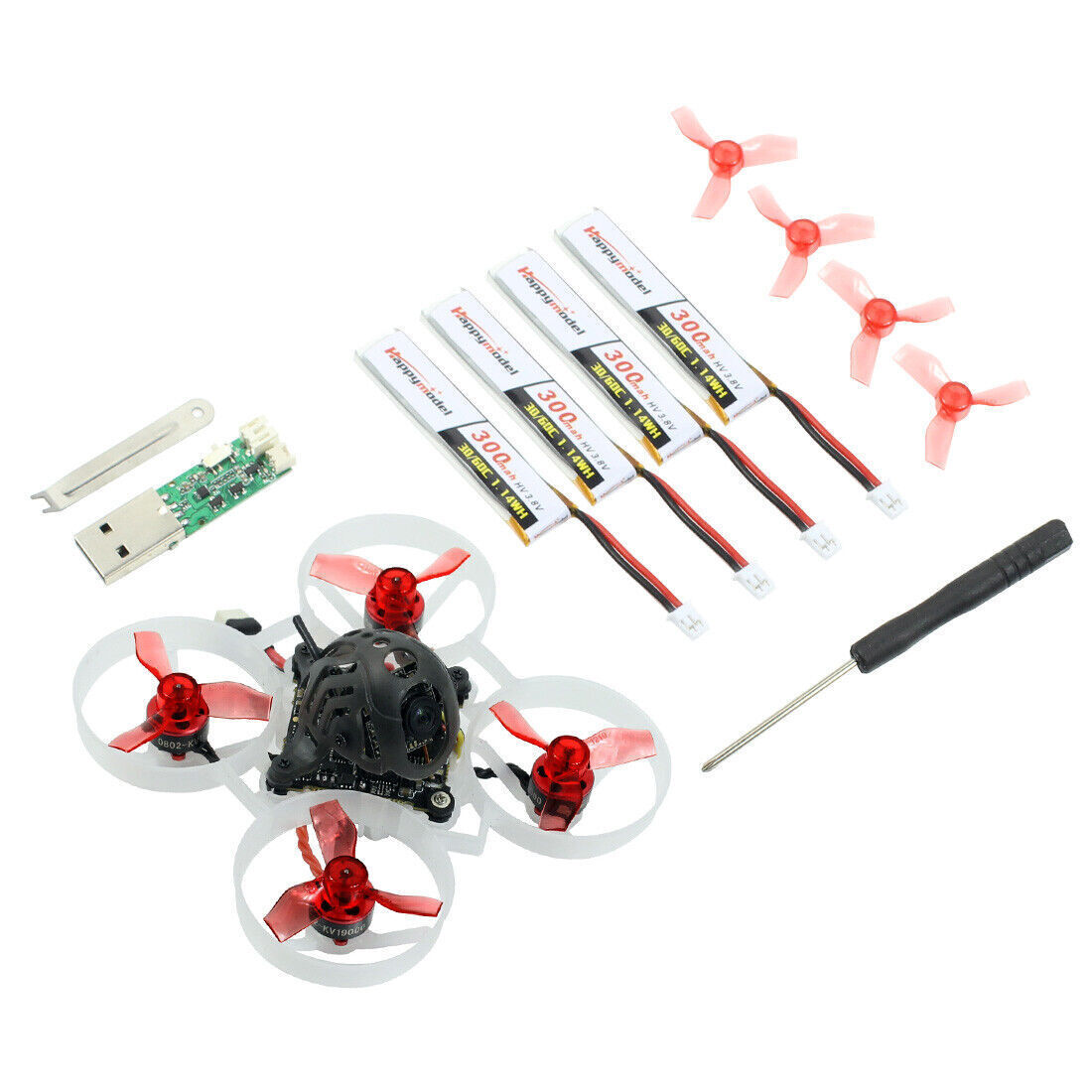 Happymodel Mobula 6 Whoop Drone Mobula6 BNF Lite Flight Controller