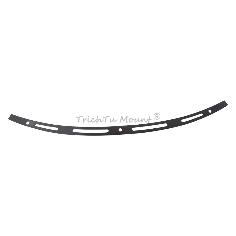 Black 4 Slot Fairing Windshield Trim for Harley Street Glide Special FLHXS 14-23