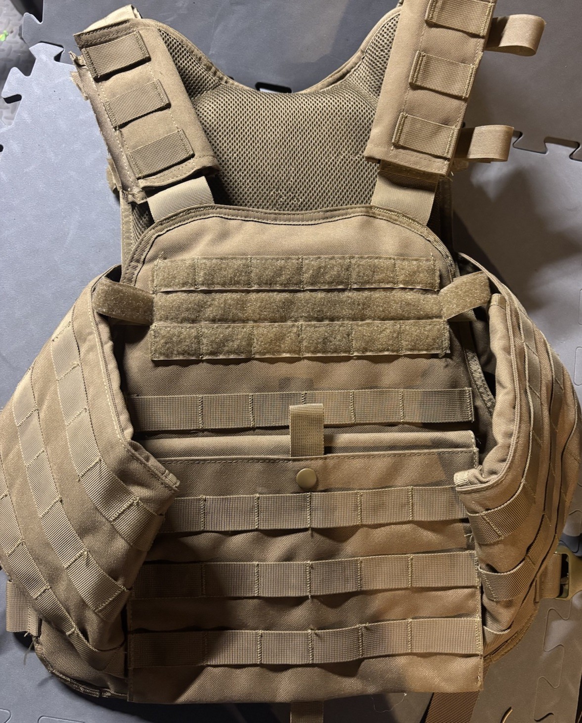 Condor modular operator Tan Plate Carrier MOLLE Adjustable One Size