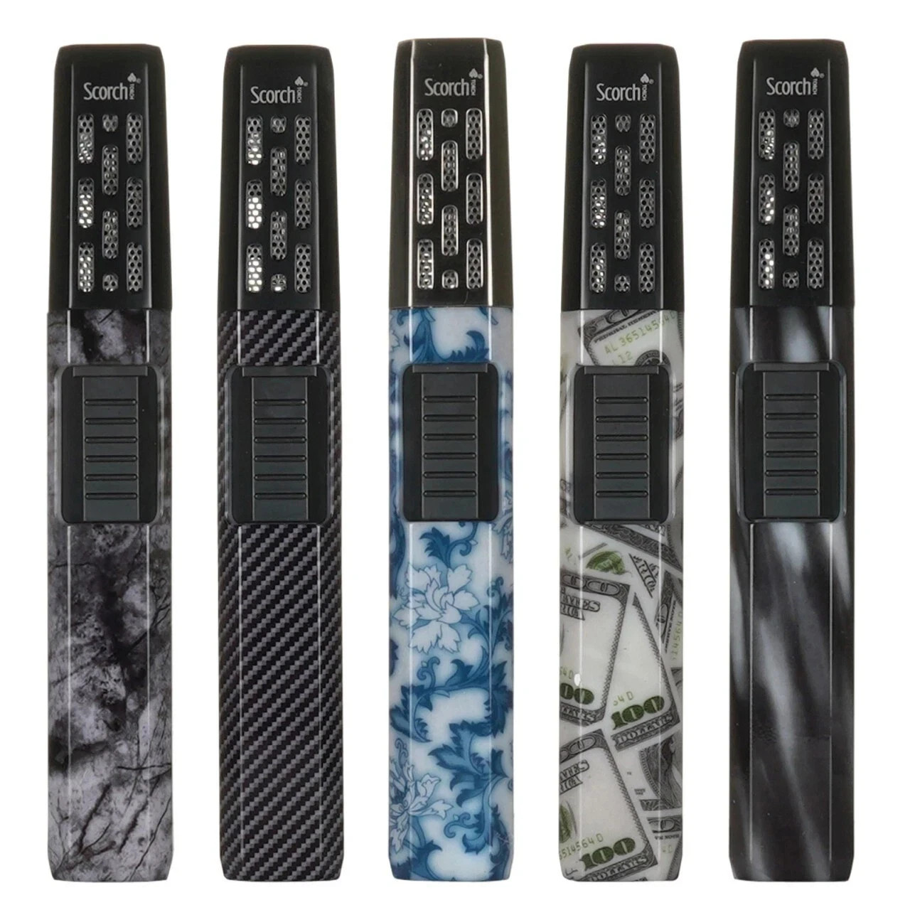 Scorch Torch Pencil Jet Lighter | Windproof | Refillable Butane | Heavy-Duty 2CT