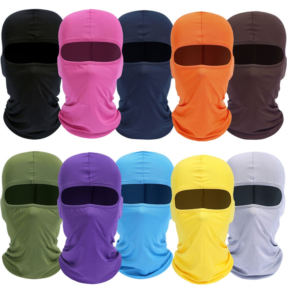 Balaclava Face Mask Thin UV Protection Ski Sun Hood Tactical Masks for Men Women