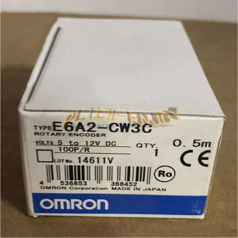 ONE OMRON rotary encoder E6A2-CW3C 100P/R NEW In Box