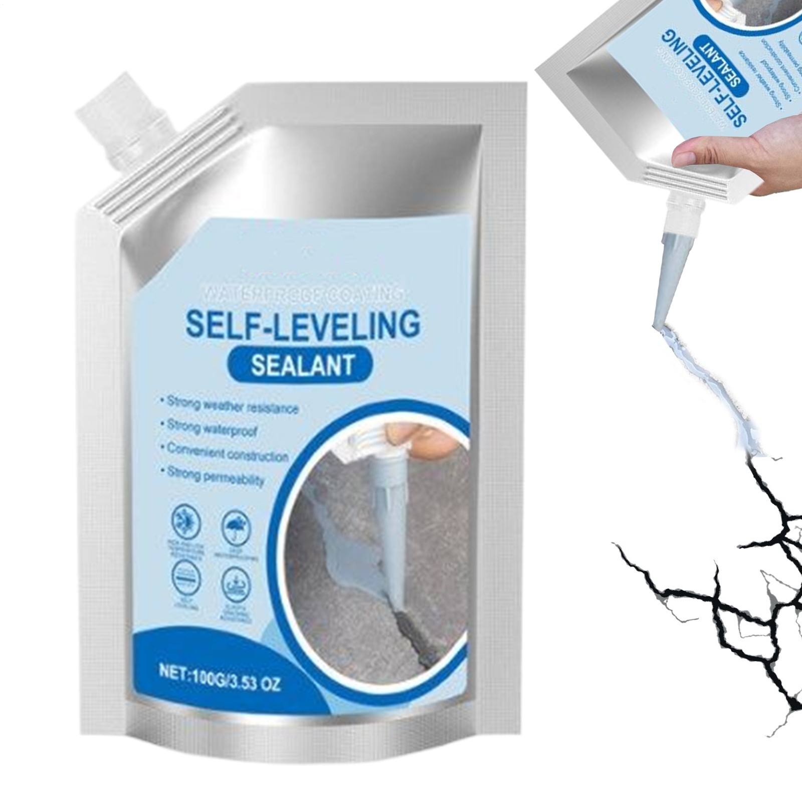 Slab Concrete Crack Waterproof Repair Sealant Concrete Filler And Sealent Repair