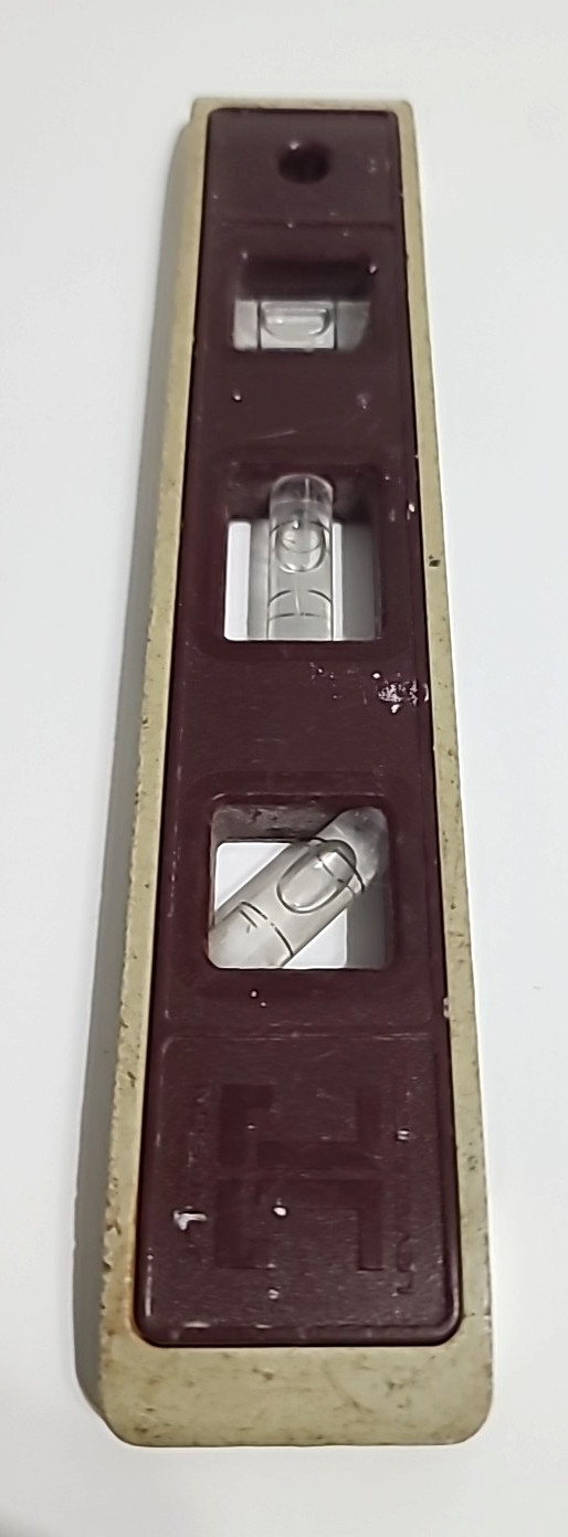 JOHNSON LEVEL & TOOL STRUCTO-CAST 9" TORPEDO LEVEL AND 8" SLIDING T BEVEL
