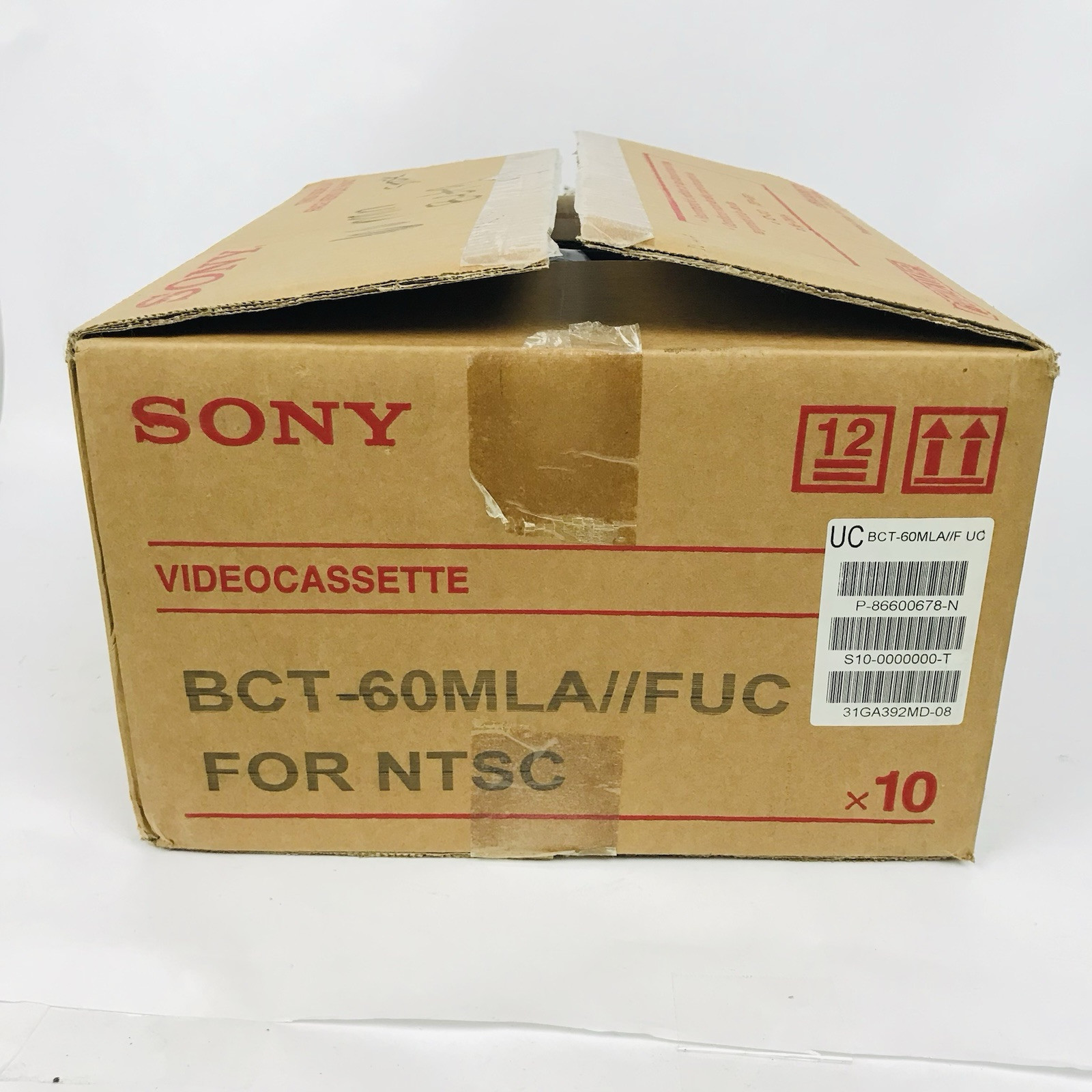 SONY BCT-60MLA 60-Minute BETACAM SP VIdeo Cassette Lot Of 10 New In Box