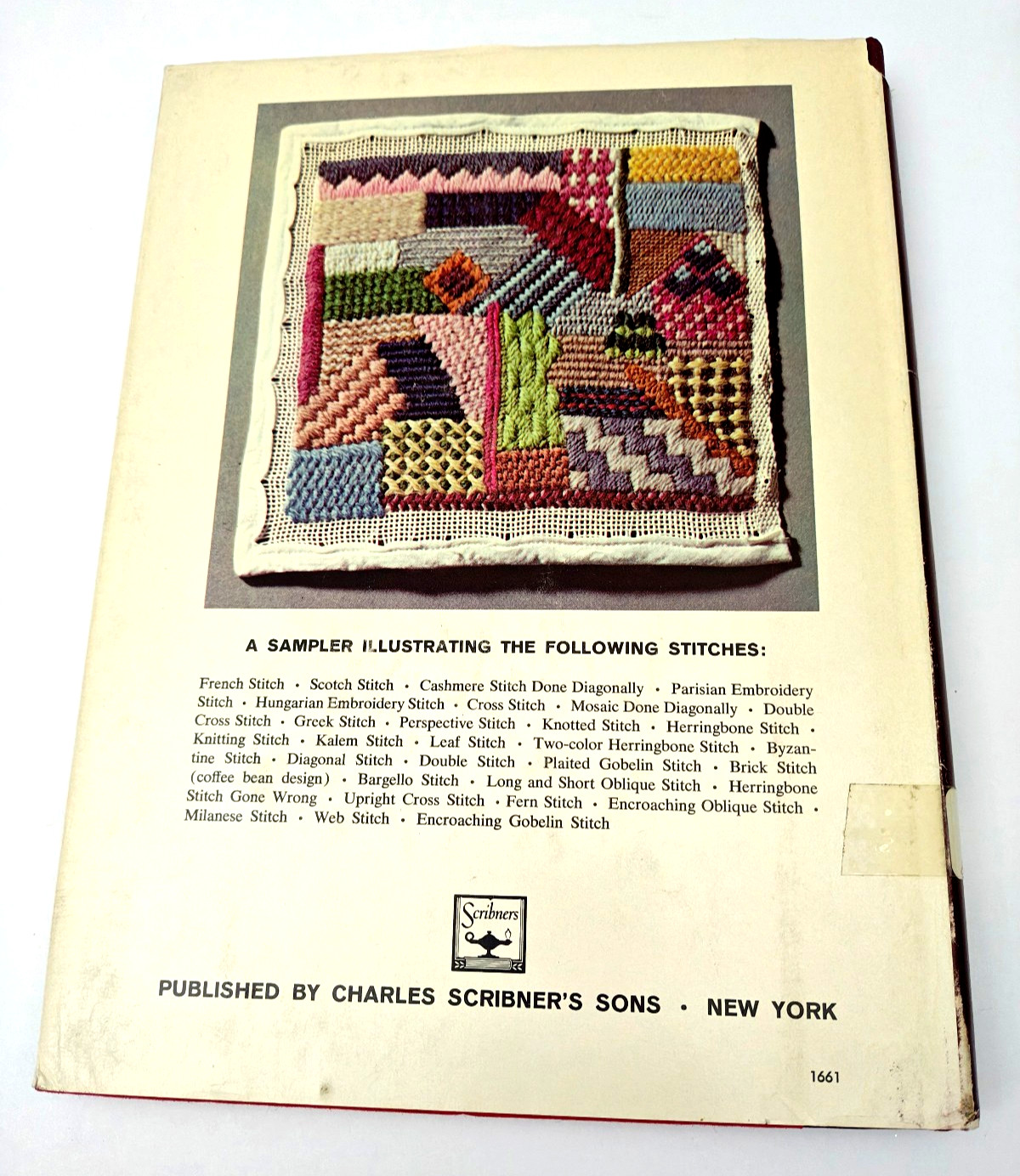 1964 BOOK- NEEDLEPOINT BY HOPE HANLEY- ILLUSTRATED-