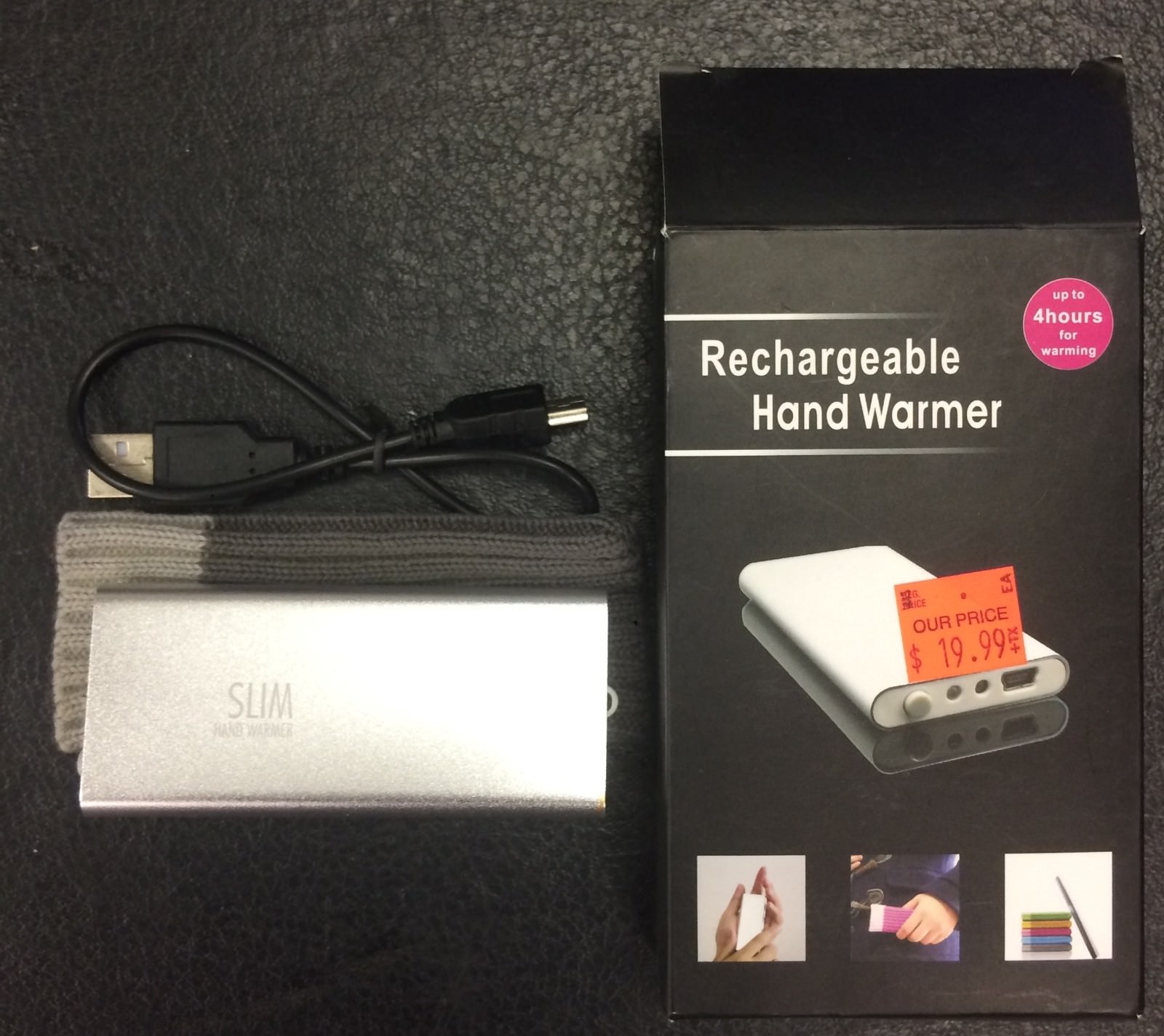Thermo-Slim Rechargeable Hand Warmer