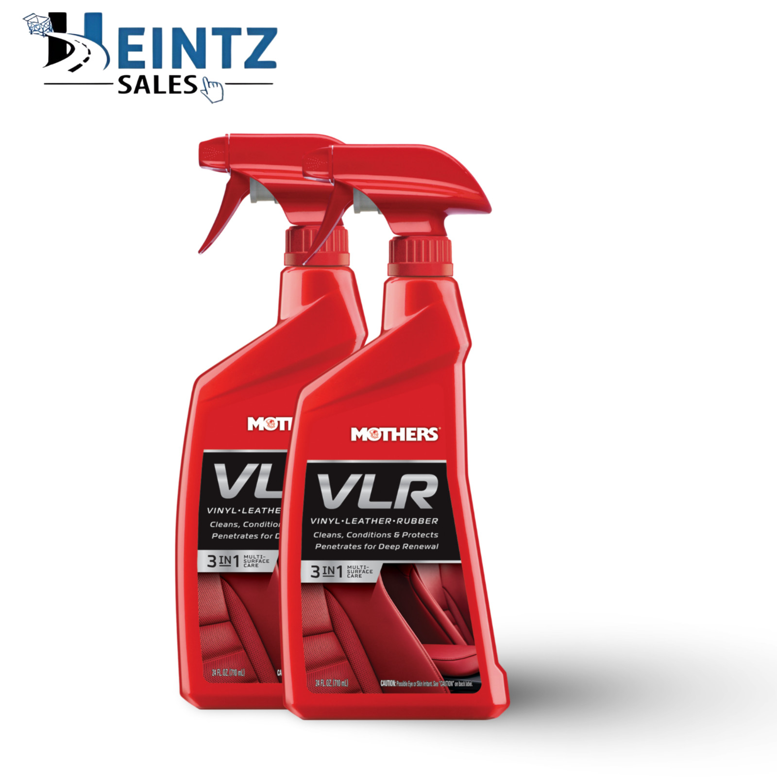 MOTHERS 06524 VLR Vinyl Leather Rubber Care - Conditions & Protects  - 2 PACK
