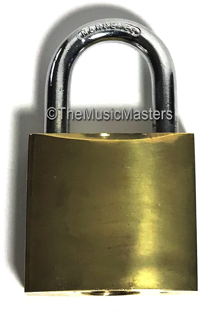 1 1/2" Brass Boat TRAILER PADLOCK Towing Hauling Safety Security Lock w/ 3 Keys