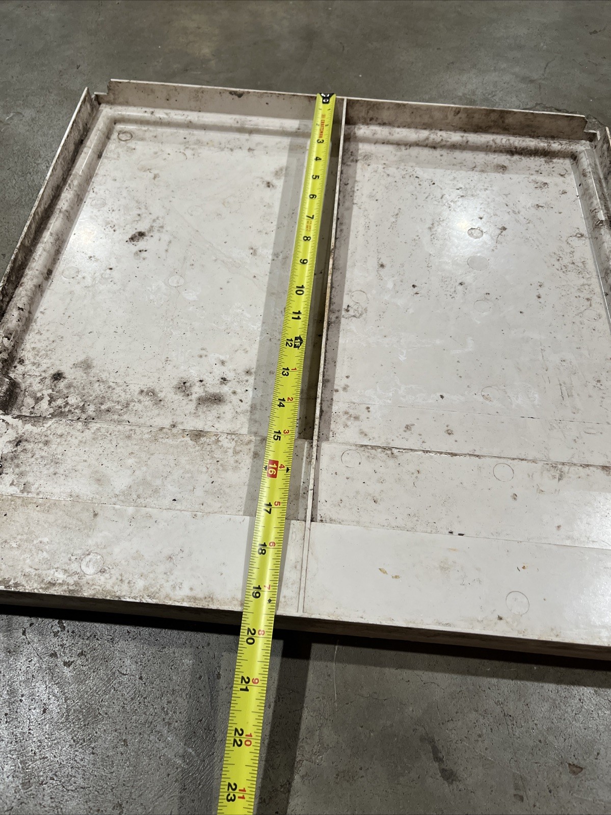 lennox horizontal drain pan 12w80 65696903 19 3/4 x 19 1/2