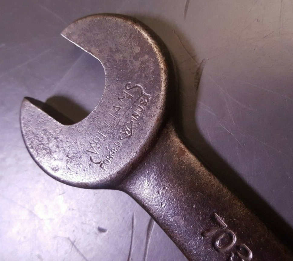 Vtg Williams No. 703 Single Open-end Engineers Wrench 1924-47 Made in USA 5/8"