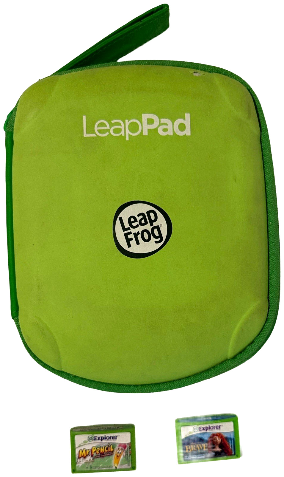Leap Frog LeapPad Case with 2 Game Lot