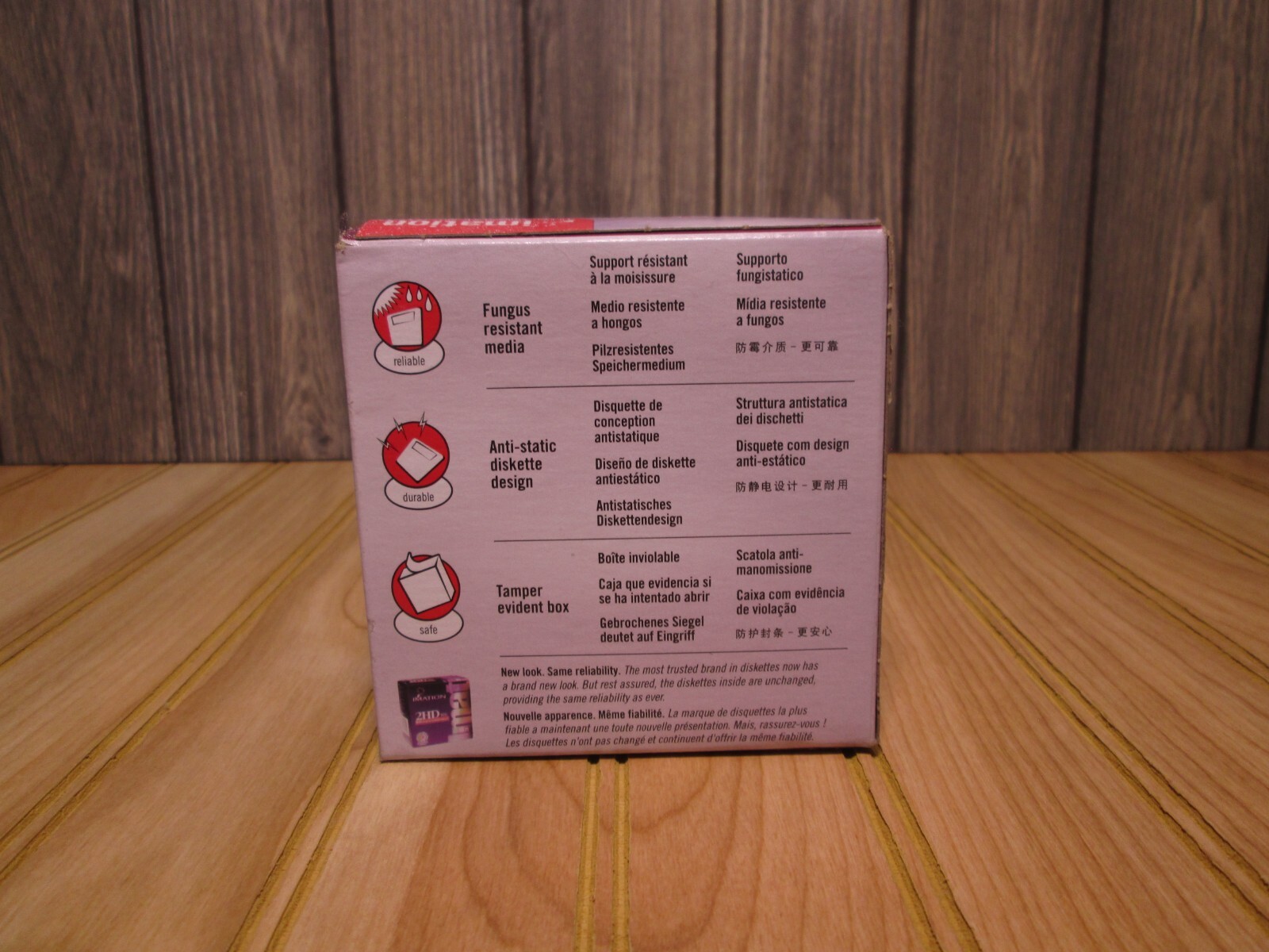 Vintage MAC Imation Diskettes 2HD 10diskettes in Box (din1)
