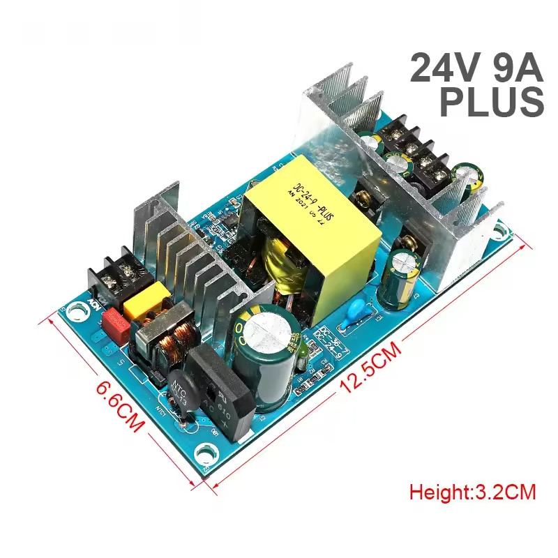 AC 100-240V to DC 24V 9A+ Converter 150W Switch Power Supply Module AC To DC