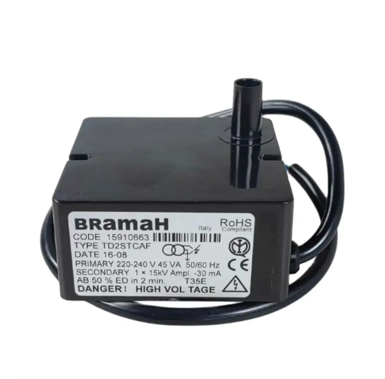 1PC New BramaH TD2STCAF 15910663 1X15KV Ignition Transformer Brand Free Ship