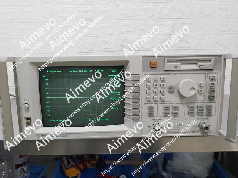 1PCS Agilent / HP / Keysight 8712ET RF Network Analyzer 300 kHz - 1.3Ghz/USED