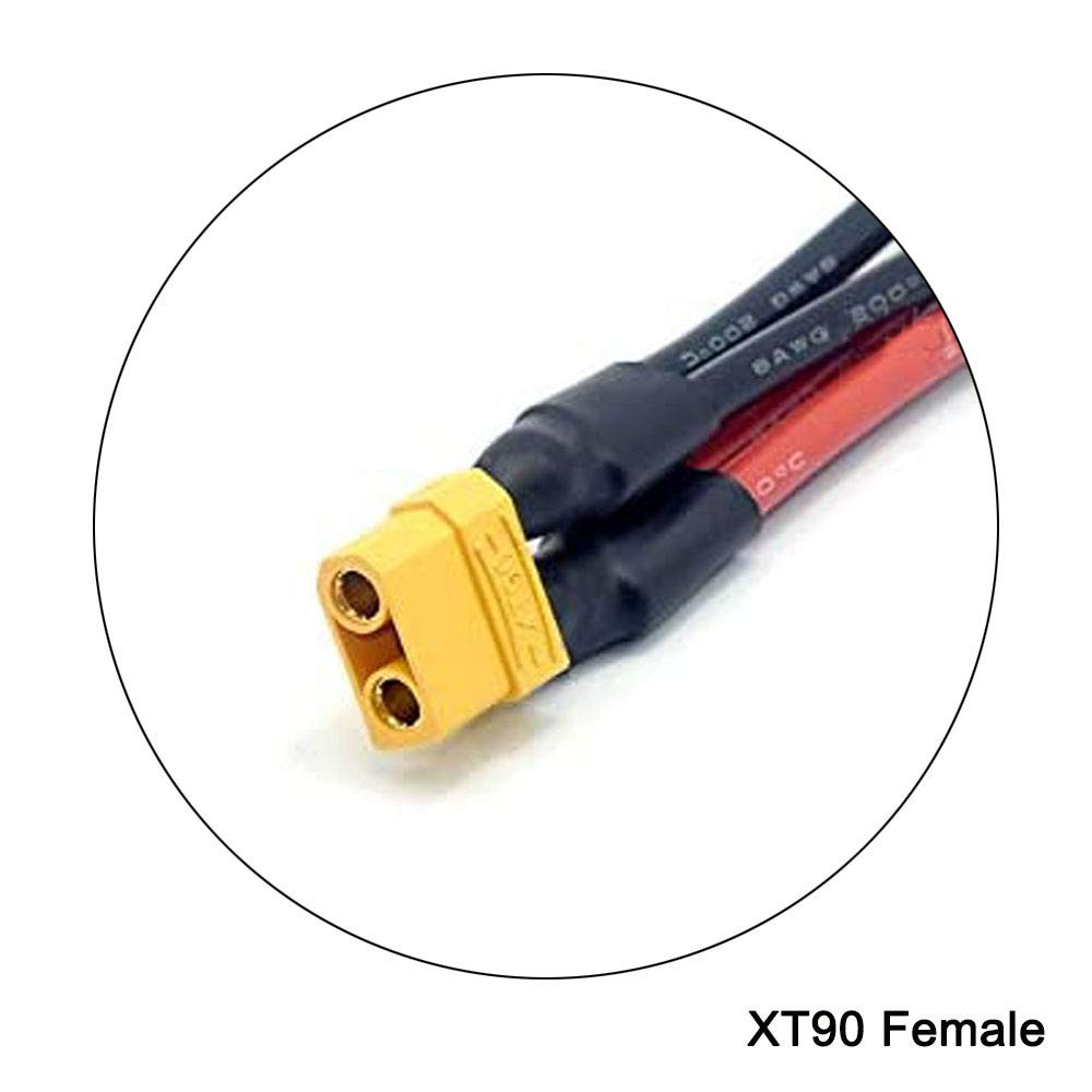 FLY RC 2pcs XT90 Plug Parallel Battery Connector Cable Style...
