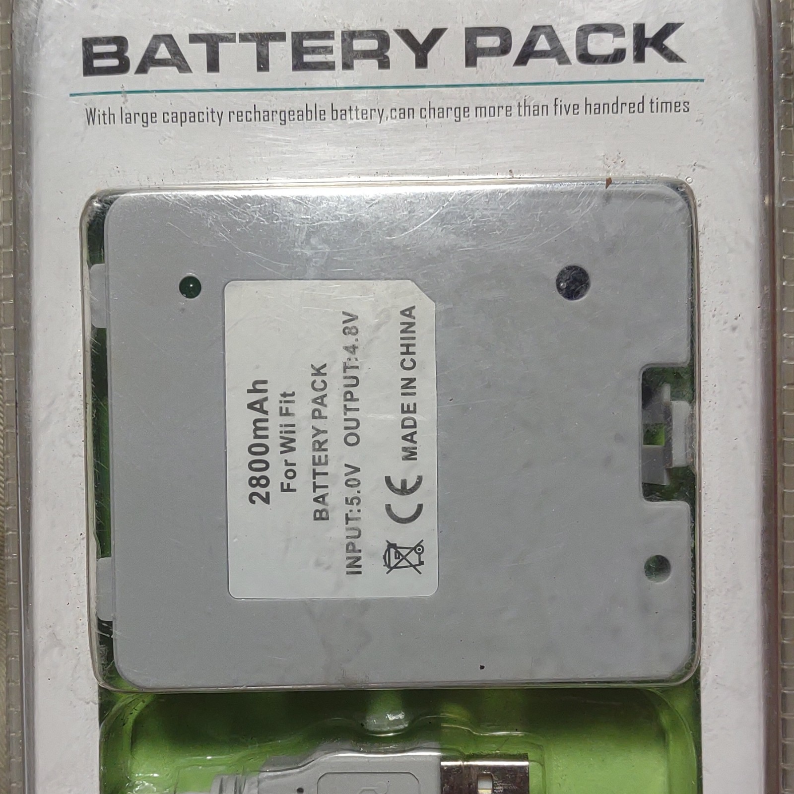 2800mAh Battery Pack for Nintendo Wii Fit, Wii Balance Board, Balance Board