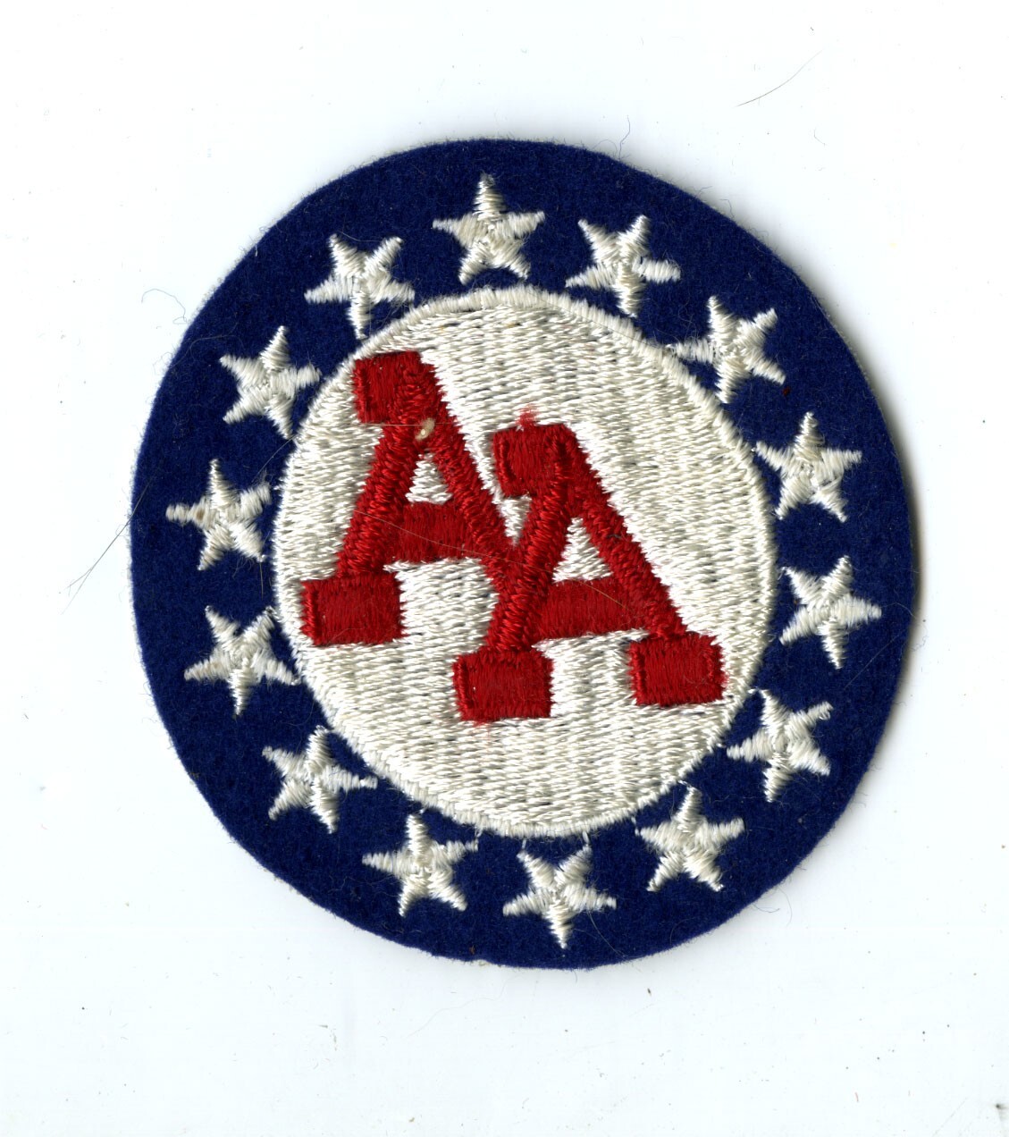 14th Antiaircraft Artillery Command White Back Patch on Felt WWII Vintage
