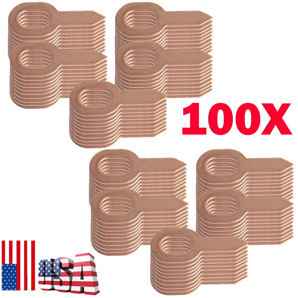 100PC Dent Puller Rings Spot Welding Welder Car Body Panel Pulling Washer Tool
