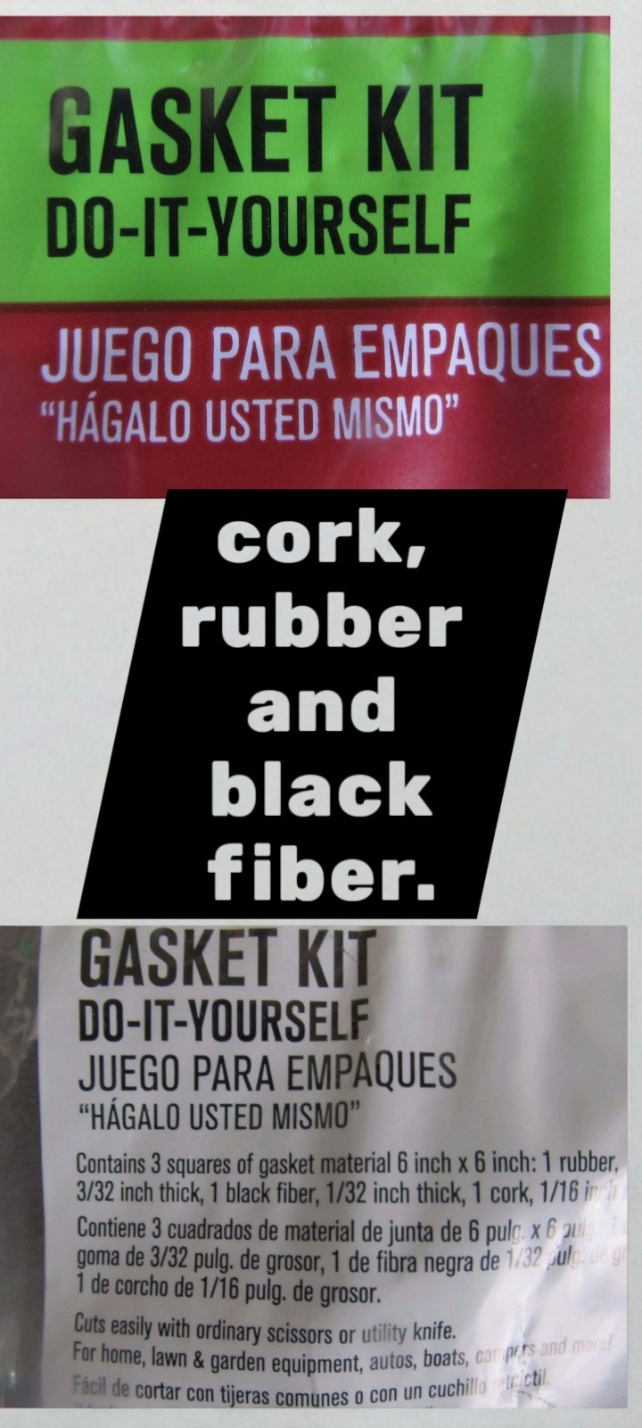 Do-It-Yourself Gasket Kit  Make your own gaskets NEW