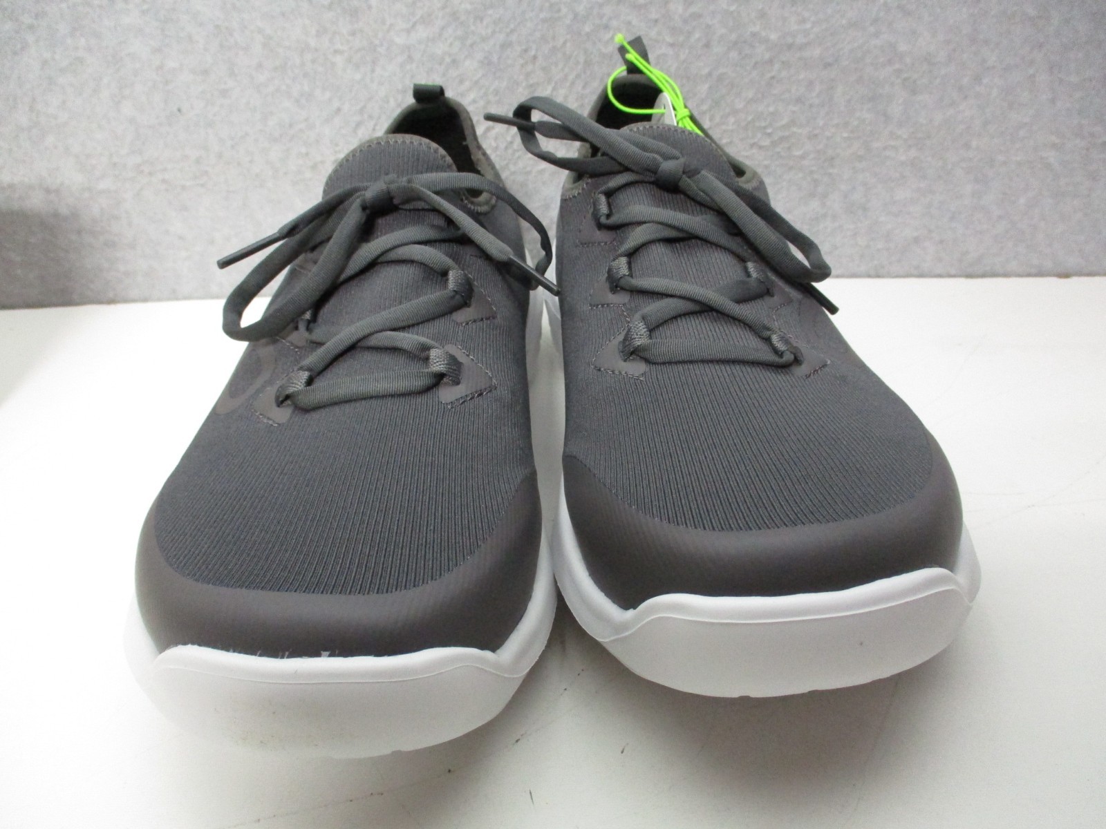 OOFOS OOMG Sport LS Volcanic Ash Gray Shoes Lace Recovery Comfort Mens Sz 12